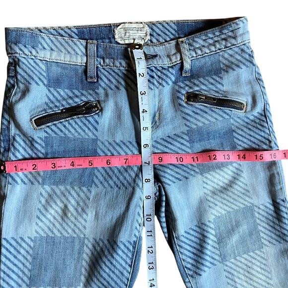 Current Elliott "The Soho Zip Stilleto" Jeans 25 -0 - Picture 11 of 15